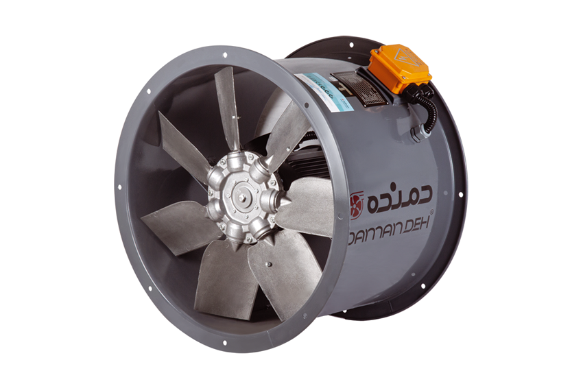 فن آکسیال سیلندری دمنده مدل DASP-WN110-4T-800-26deg